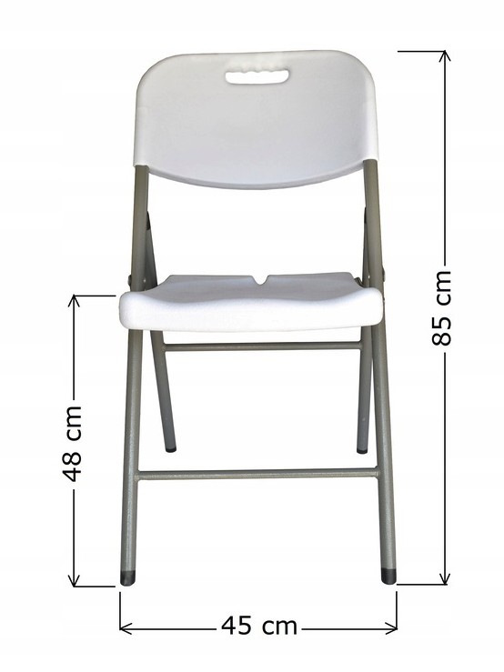 Pevné skládací židle s nosností 140 kg. Cena 35 Kč/den